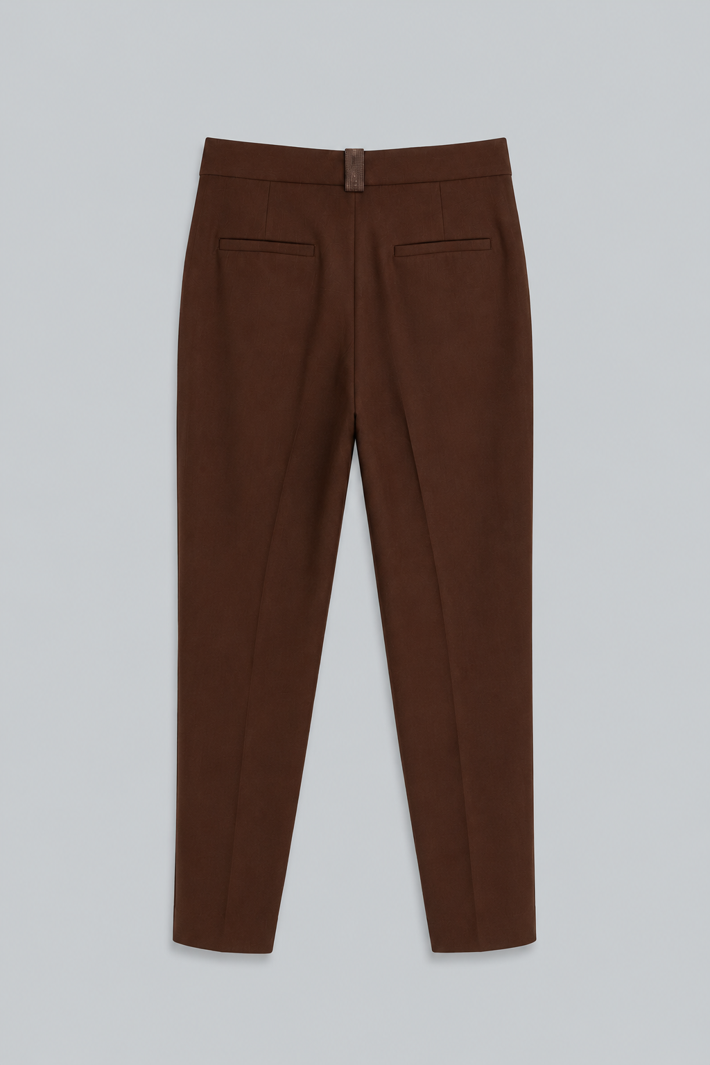 Slim Leg Pants - Brown Over