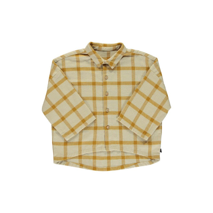 Mustard Check Shirt Button Down Shirts Monkind 