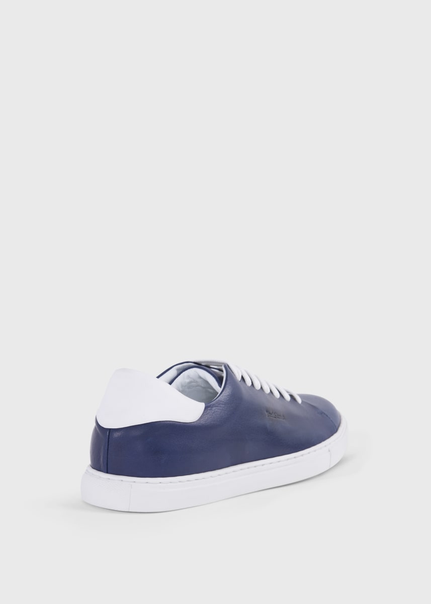 Homer Leather Sneaker - Blue