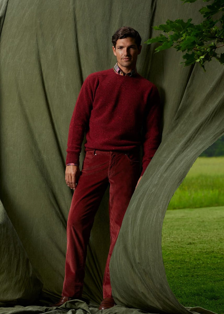 Classic Five-Pocket Corduroy Trouser - Rust