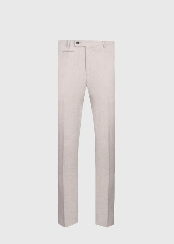 Linen Dress Trouser - Tan