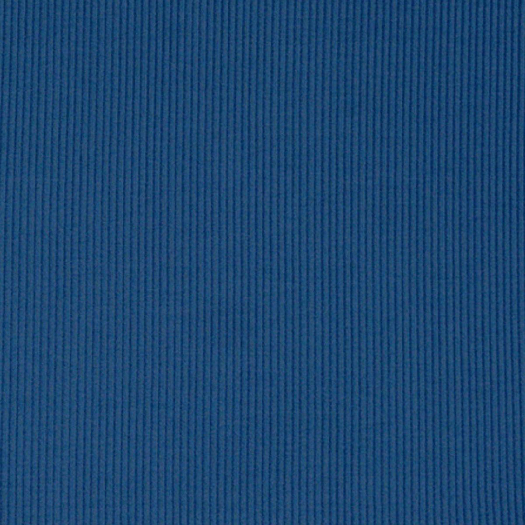 Button Romper - Navy Blue Ribbed