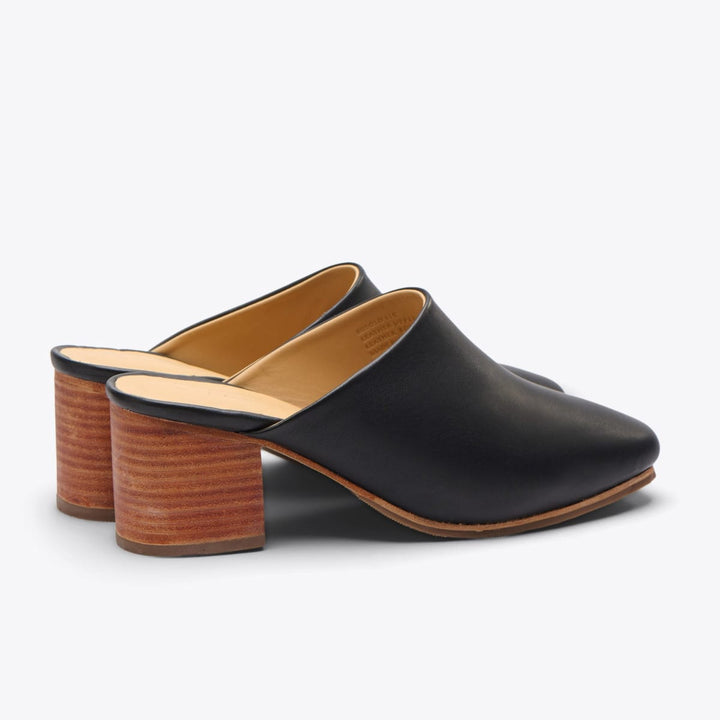 All-Day Heeled Mule - Black