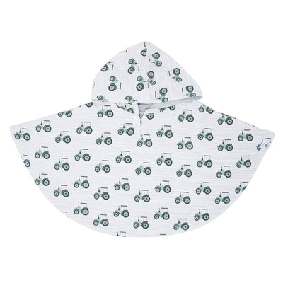 Hooded Poncho - Tractor/Glacial Grey