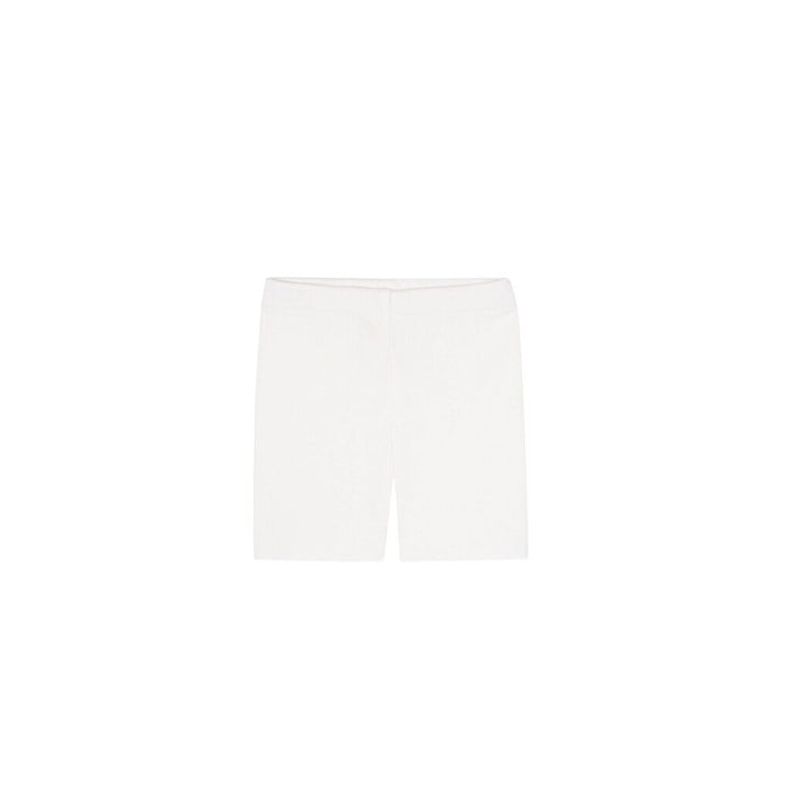 Rib Shorts - Natural White