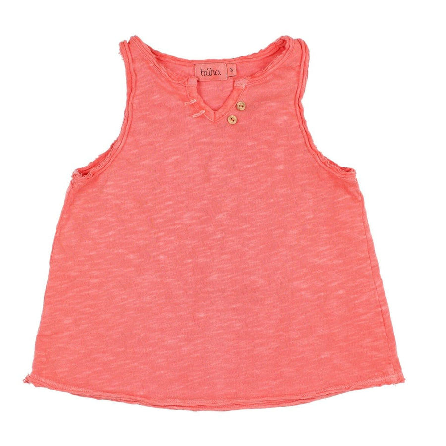 Belle Jersey T-Shirt - Coral Tops Buho 
