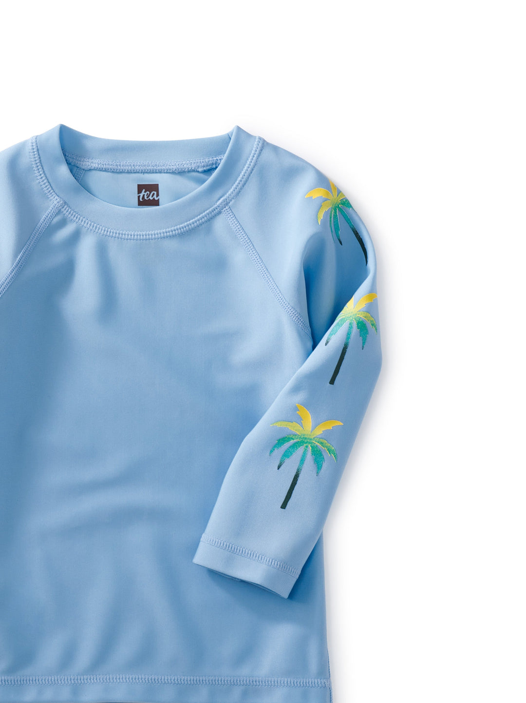 Long Sleeve Baby Rash Guard - Placid Blue