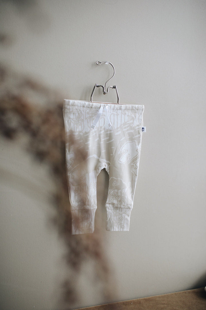 Organic Pima Cotton Baby Pants - Trees