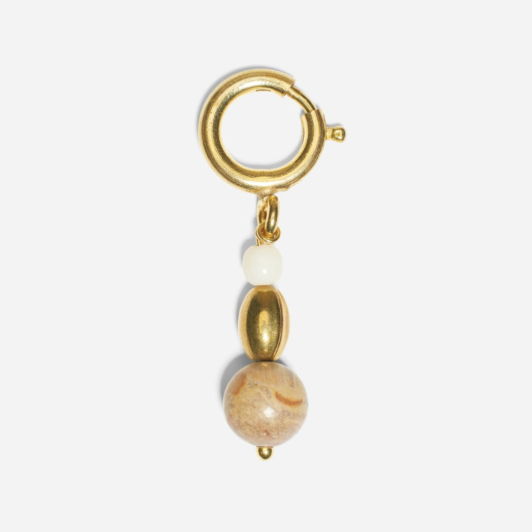 Shoe Charm Beads - Brown