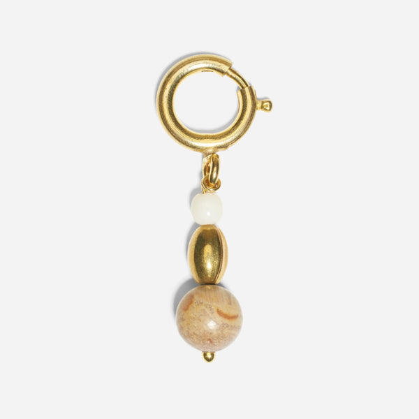 Shoe Charm Beads - Brown