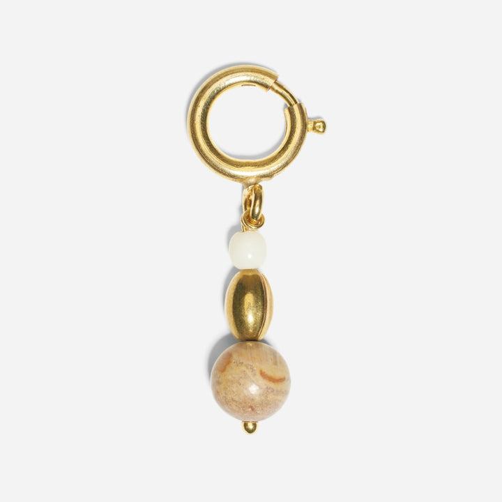 Shoe Charm Beads - Brown