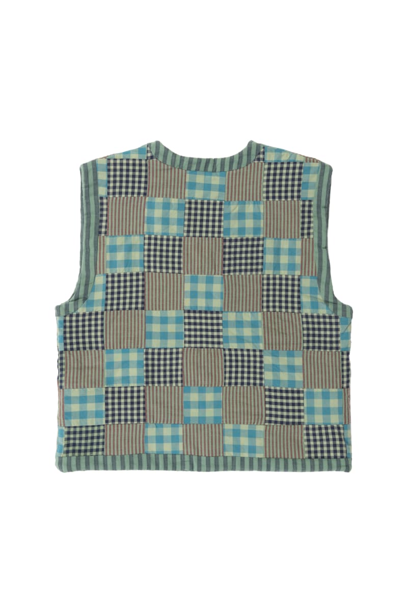 Children's Patchwork Mint Vest