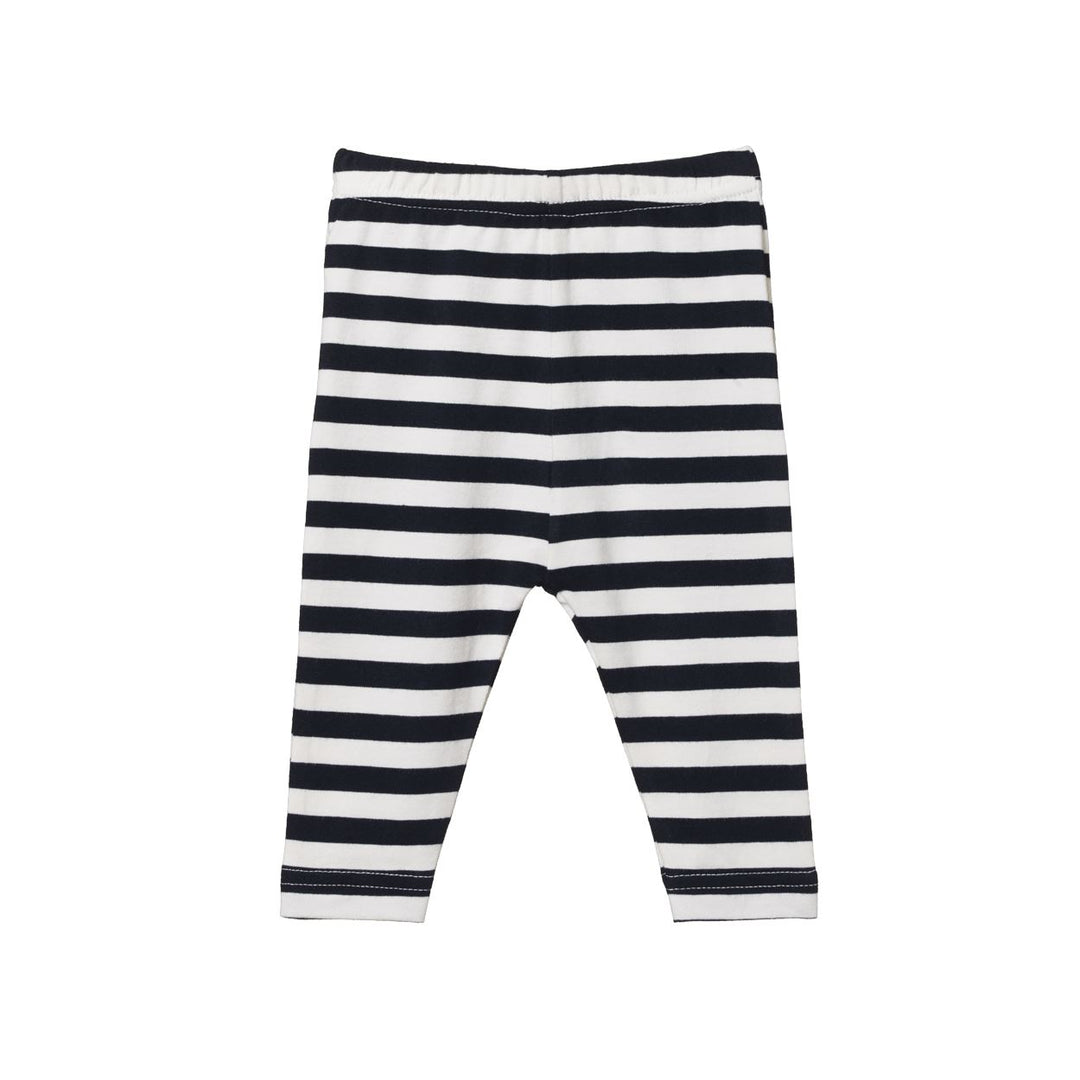 Baby Leggings - Navy Sea Stripe Leggings Nature Baby 