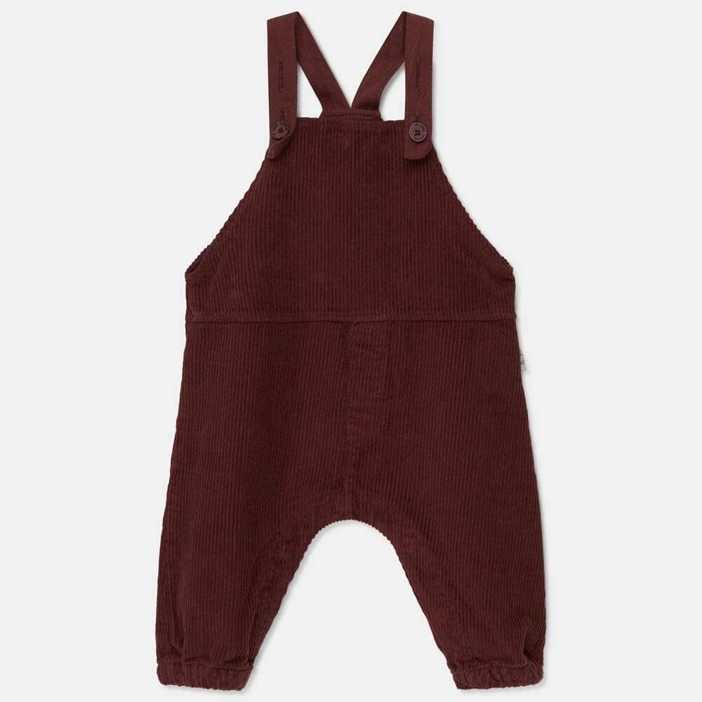 Organic Baby Overalls - Garnet One Pieces My Little Cozmo 