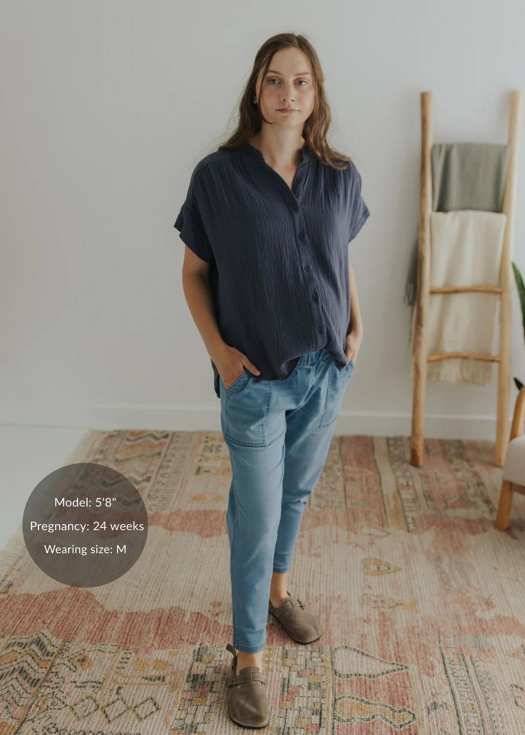 Transitional Denim Jogger