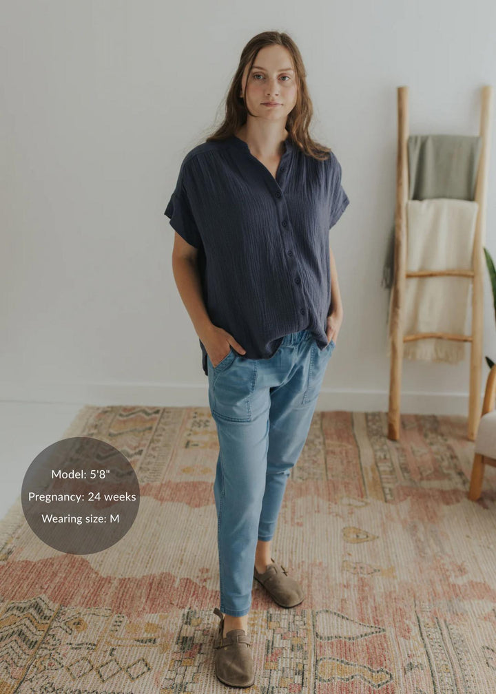 Transitional Denim Jogger