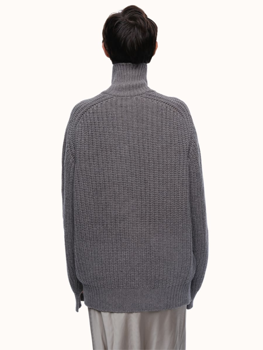 Dakota Zip Front Cardigan - Oatmeal