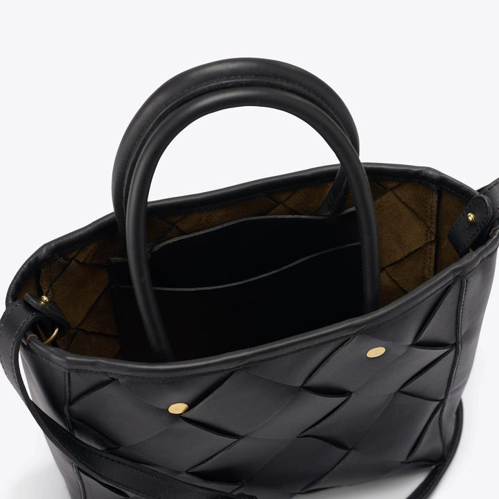 Carry-All Handwoven Satchel - Black