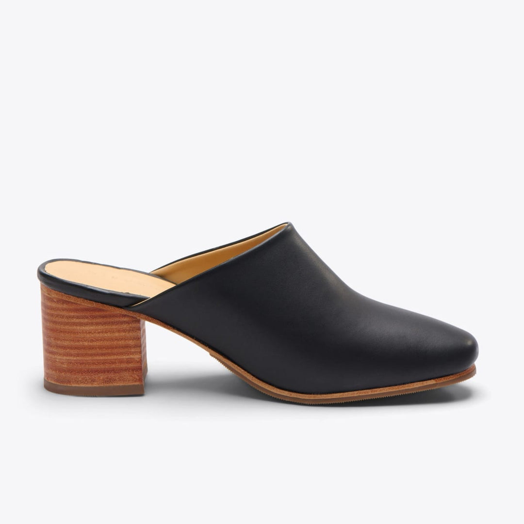 All-Day Heeled Mule - Black