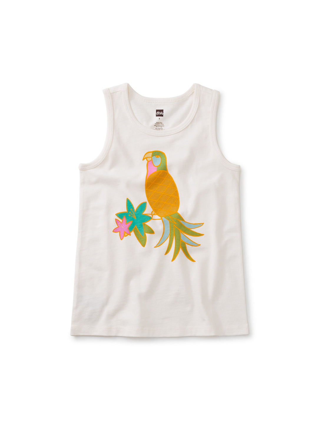 Pineapple Birdie Tank - Chalk