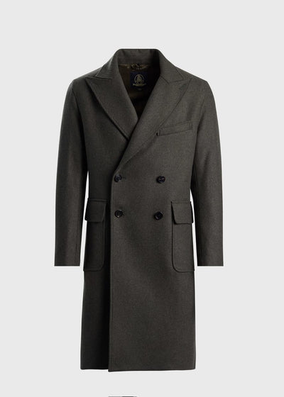 Belted Structured Coat - Olive
