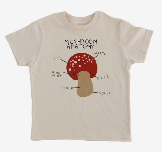 Anatomy of a Mushroom T-Shirt