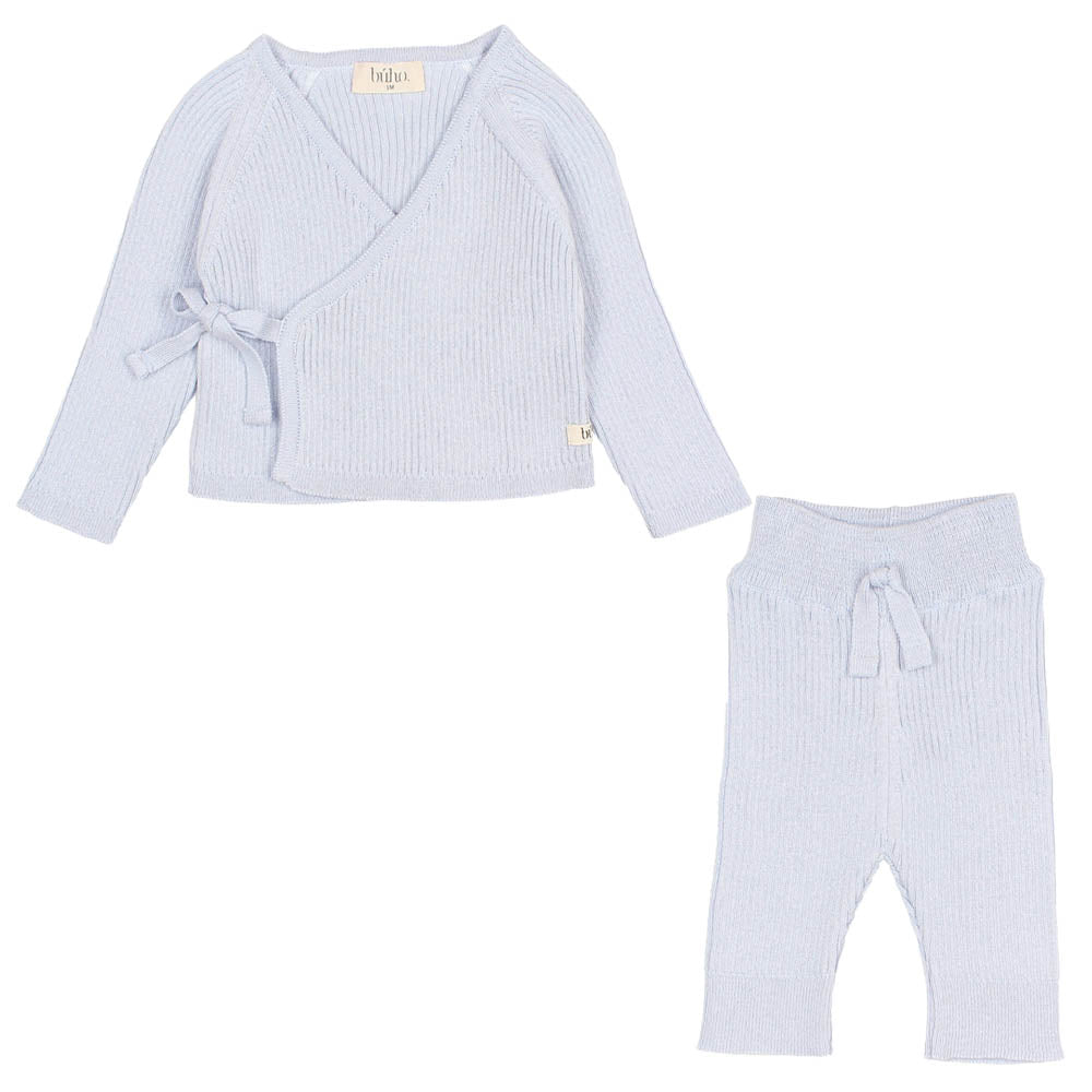 Newborn Knit Set - Baby Blue