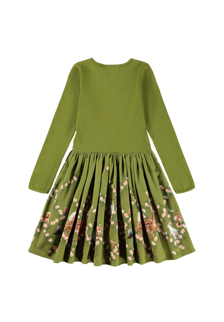 Casie Warm Dress Long Sleeve - Argyle Forest