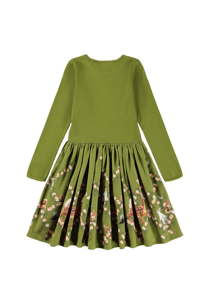 Casie Warm Dress Long Sleeve - Argyle Forest