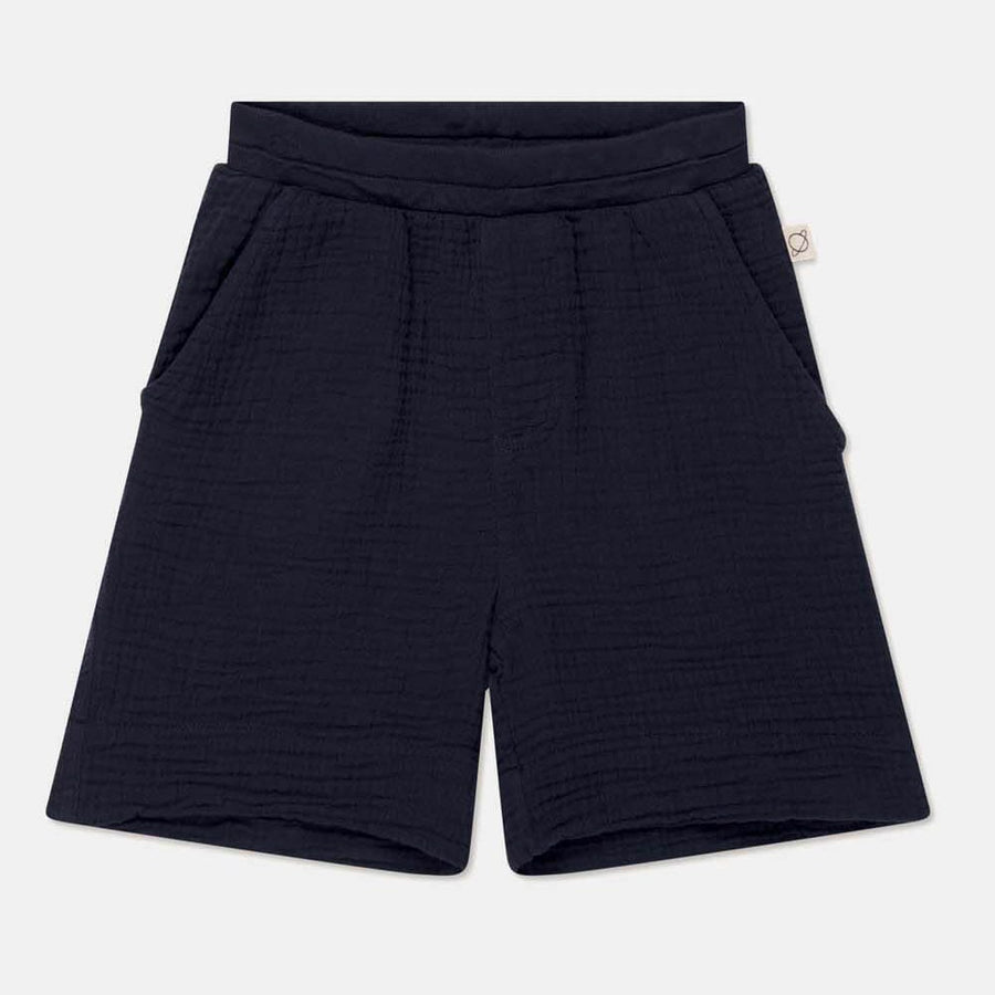 Gauze Bermuda Shorts - Dark Blue Shorts My Little Cozmo 