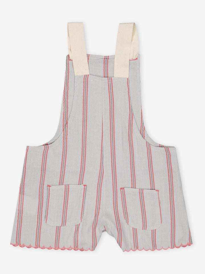 Josette Striped Overall - Sky