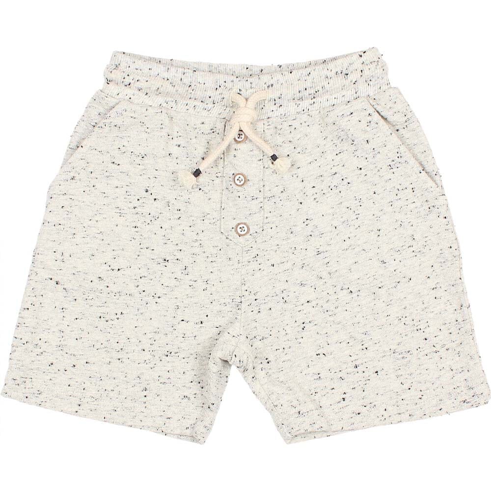 Speckled Jersey Shorts - Light Gray Shorts Buho 