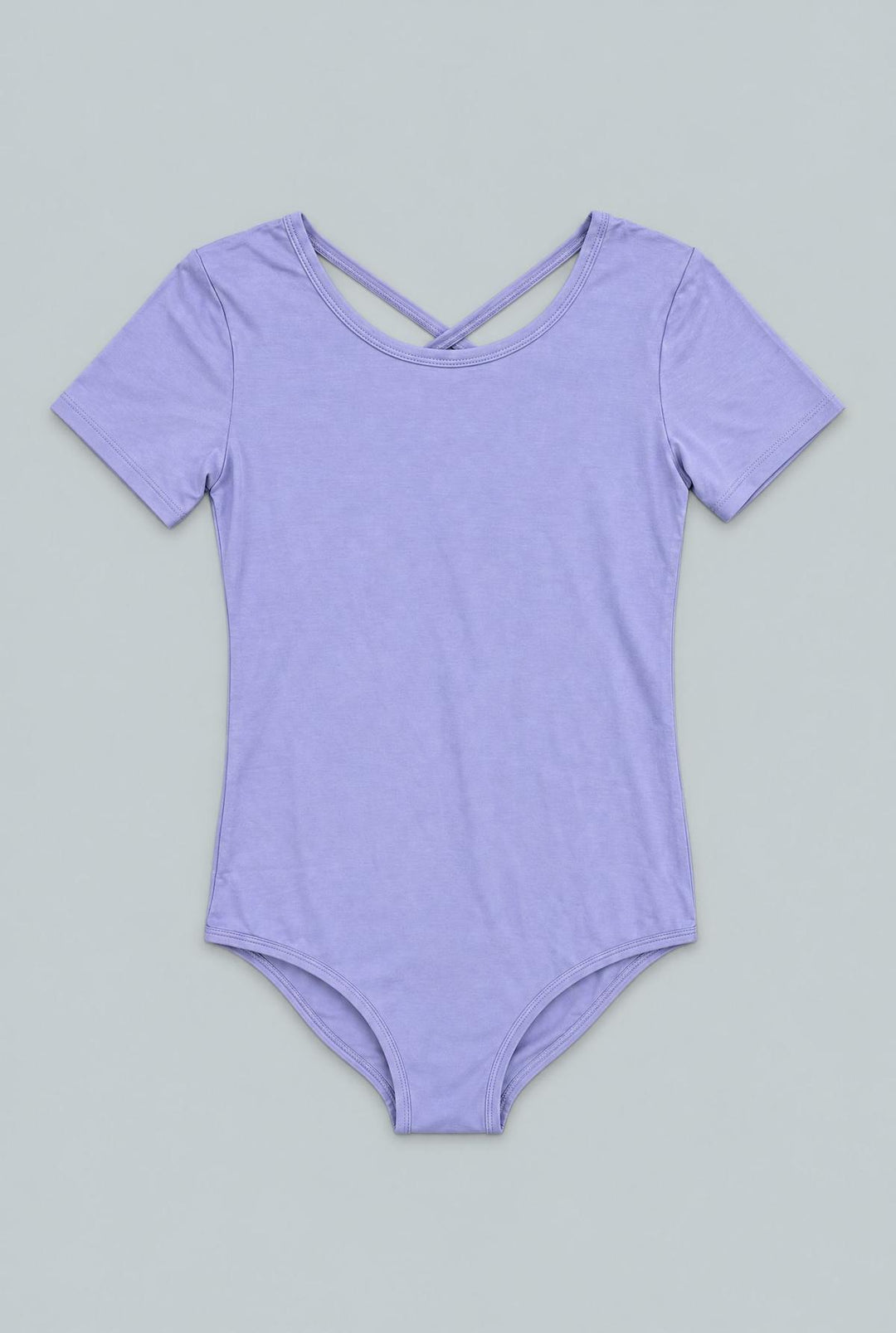 Girl's Short Sleeve Bodysuit - Lilac
