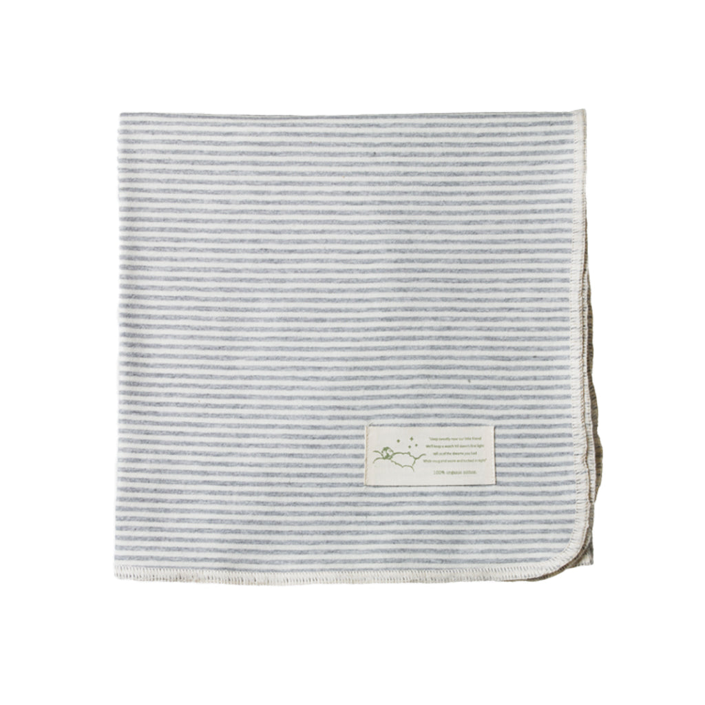 Cotton Wrap - Grey Marl Stripe