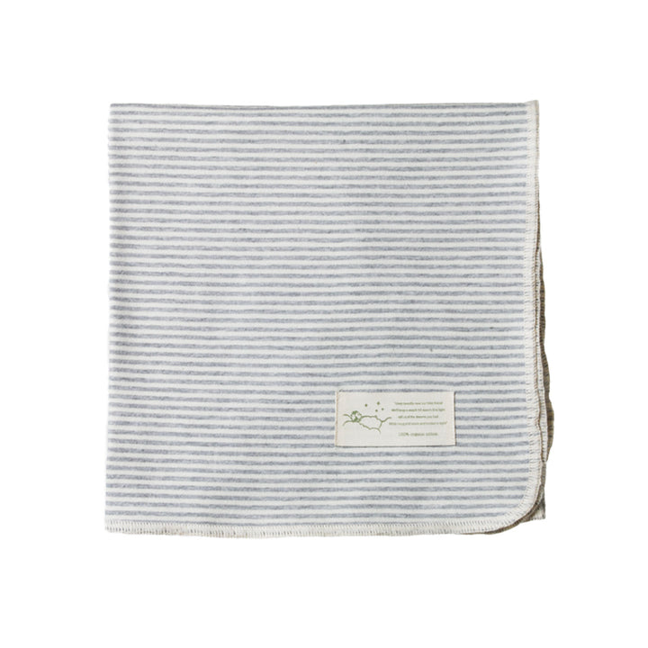 Cotton Wrap - Grey Marl Stripe