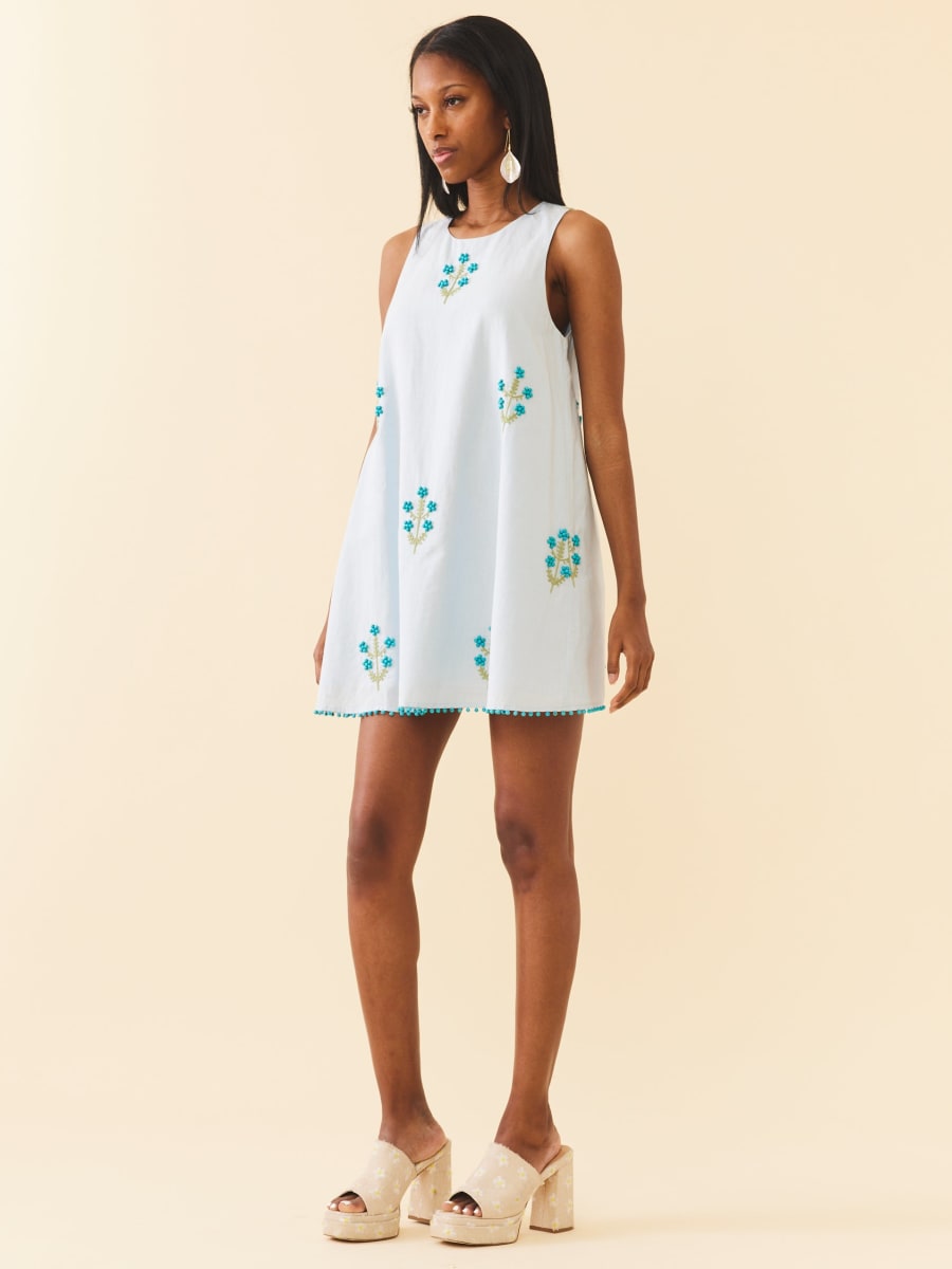 Mattie Dress - French Blue