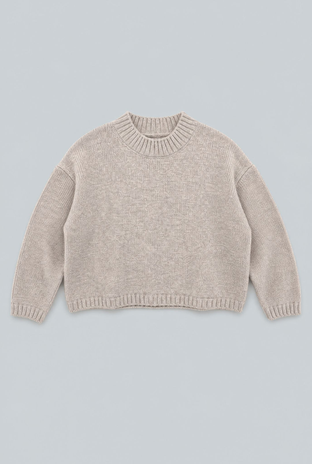 Crew Neck Sweater - Oatmeal