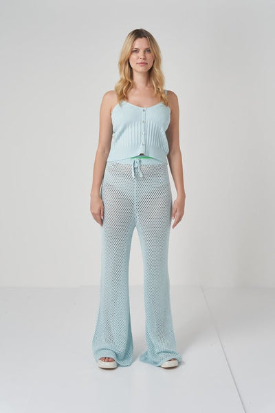 Multi Rib Cami - Aqua Spritz