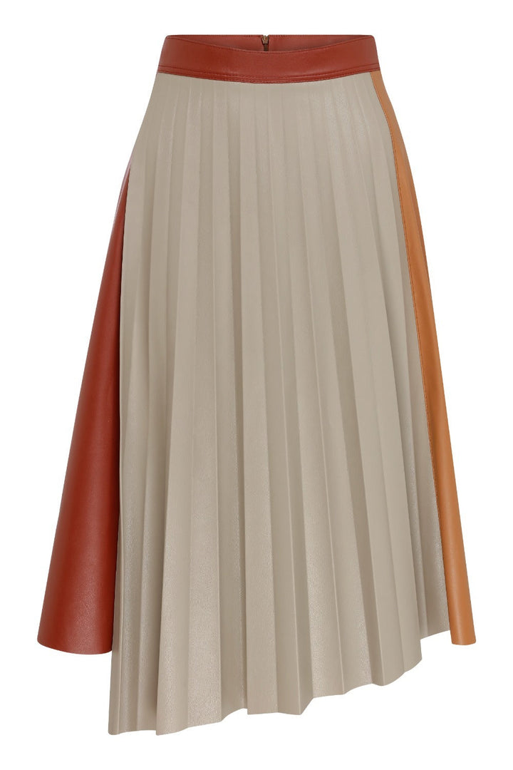 Magno Pleated Midi Skirt