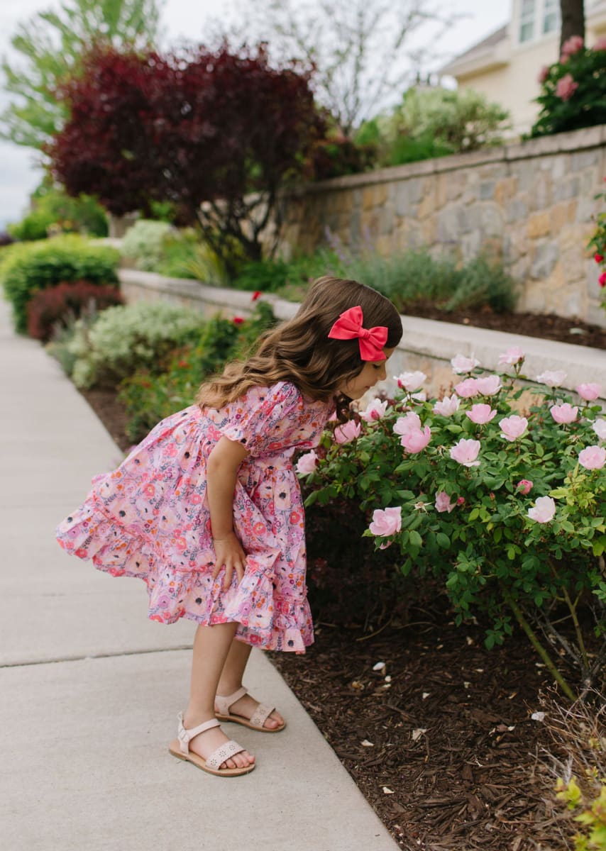 Aura Poplin Dress - Love Is Blooming
