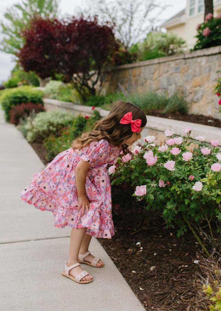 Aura Poplin Dress - Love Is Blooming