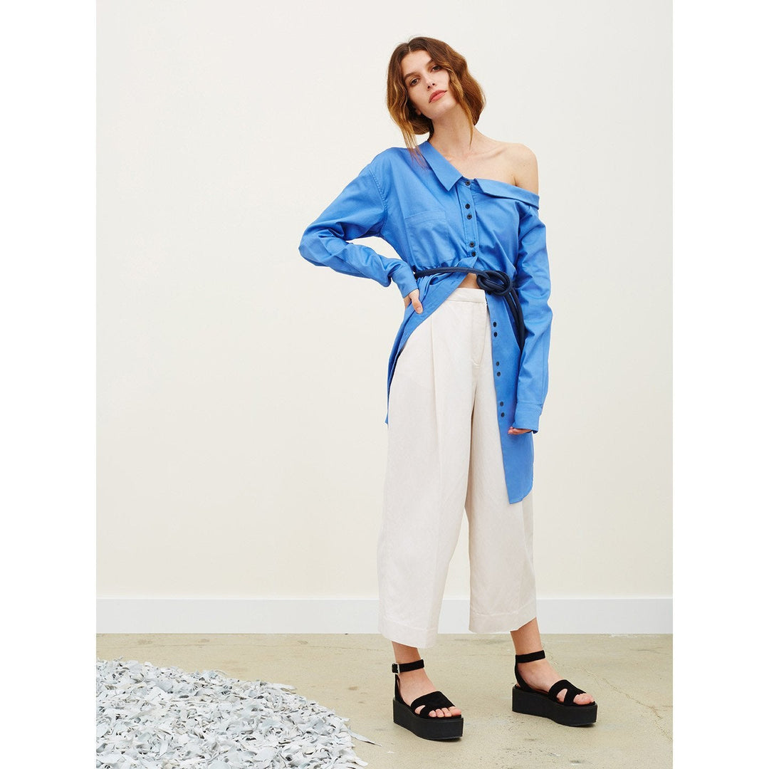 Waverly Shirt Dress - Ultramarine