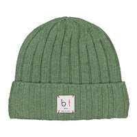 Ribbed Beanie - Green