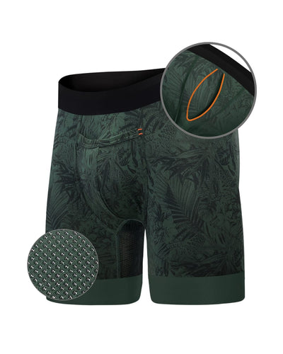 Elite II Longer Boxer Brief - Rainforest