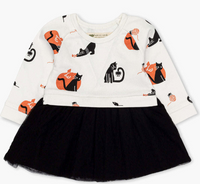 Big League Tulle Dress - Midnight Meow