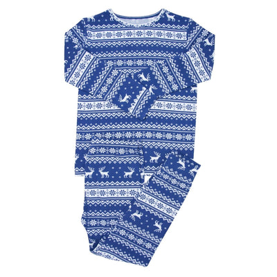 Big Kid Pajama - Fair Isle Deer
