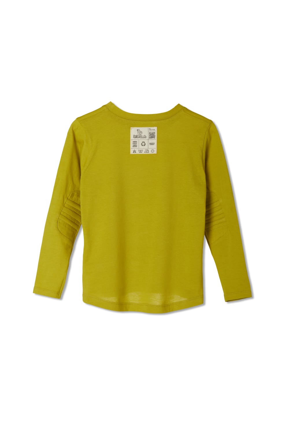 Relaxed Fit Long Sleeve with Elbow Pads - Lime