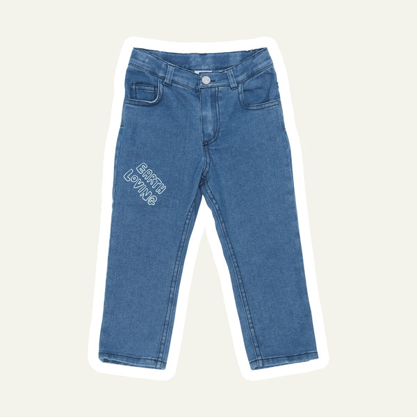 Boy Denim Regular Cut Jeans - Blue
