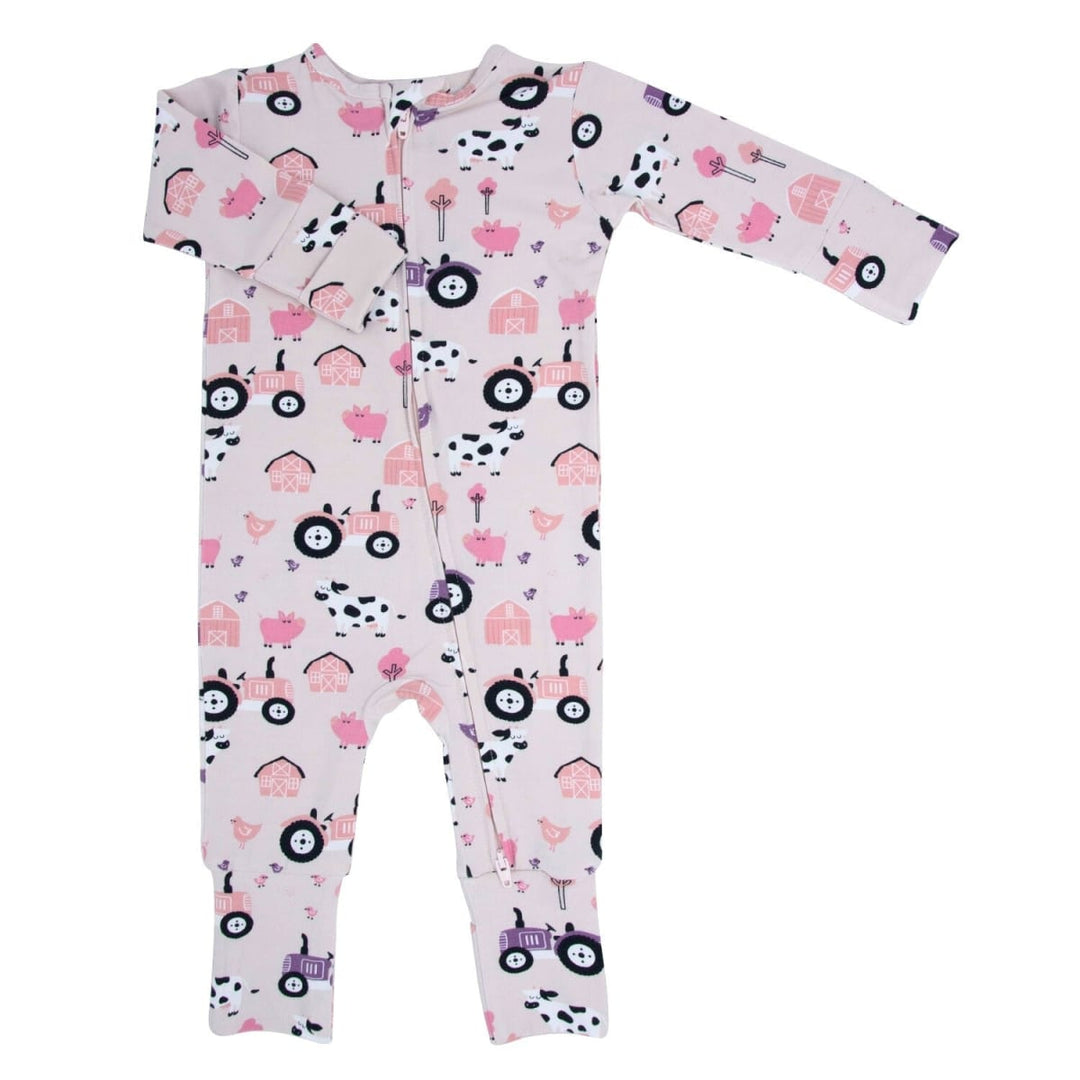 Tractors And Cows Convertible Romper - Dolly