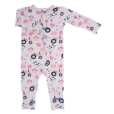 Tractors And Cows Convertible Romper - Dolly